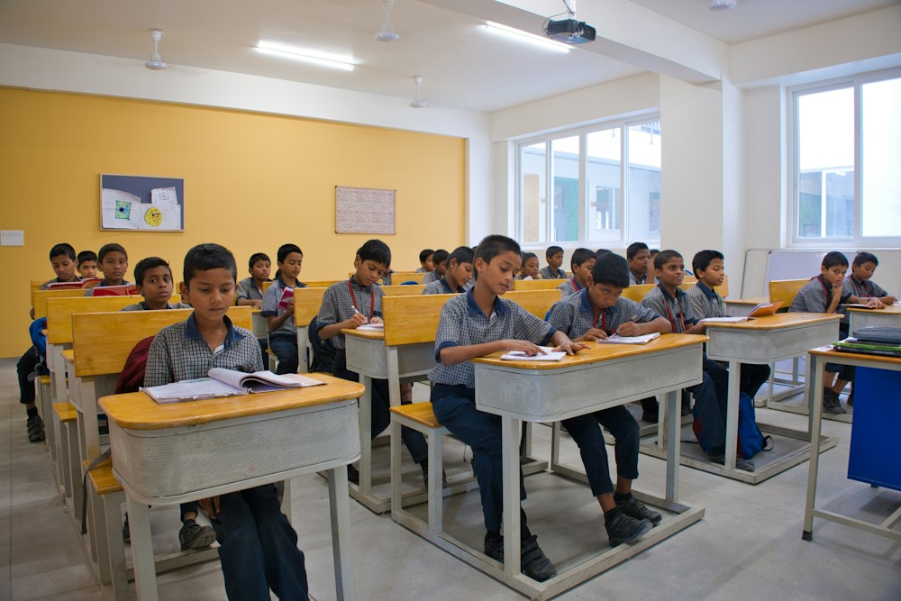 Students learning in Chennai